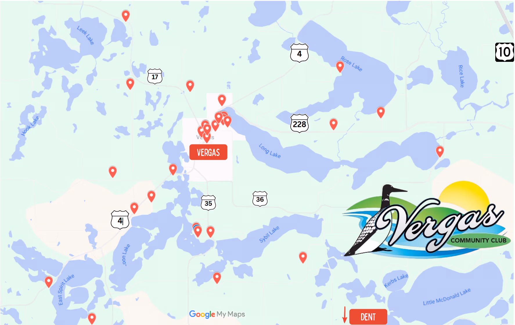 2026 Looney Days Rummage sales map