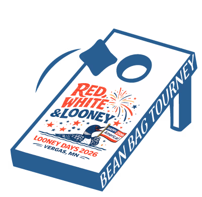 Vergas Community Club Looney Days Bean Bag Tourney Logo